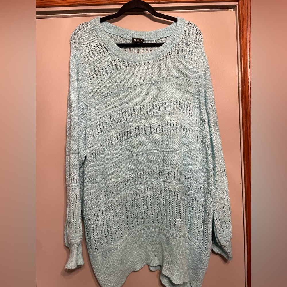 Torrid Teal Sweater